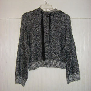 Ruby Moon Cropped Hoodie Sweater Medium